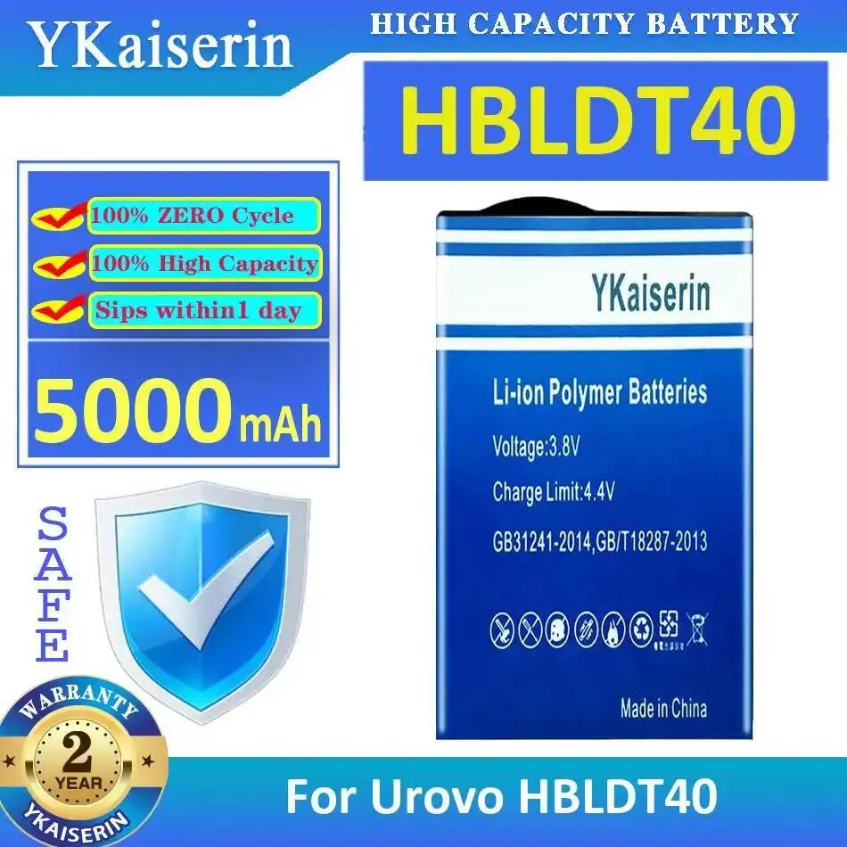 

5000Mah For Urovo HBLDT40 Long Lasting Handheld Terminal Battery