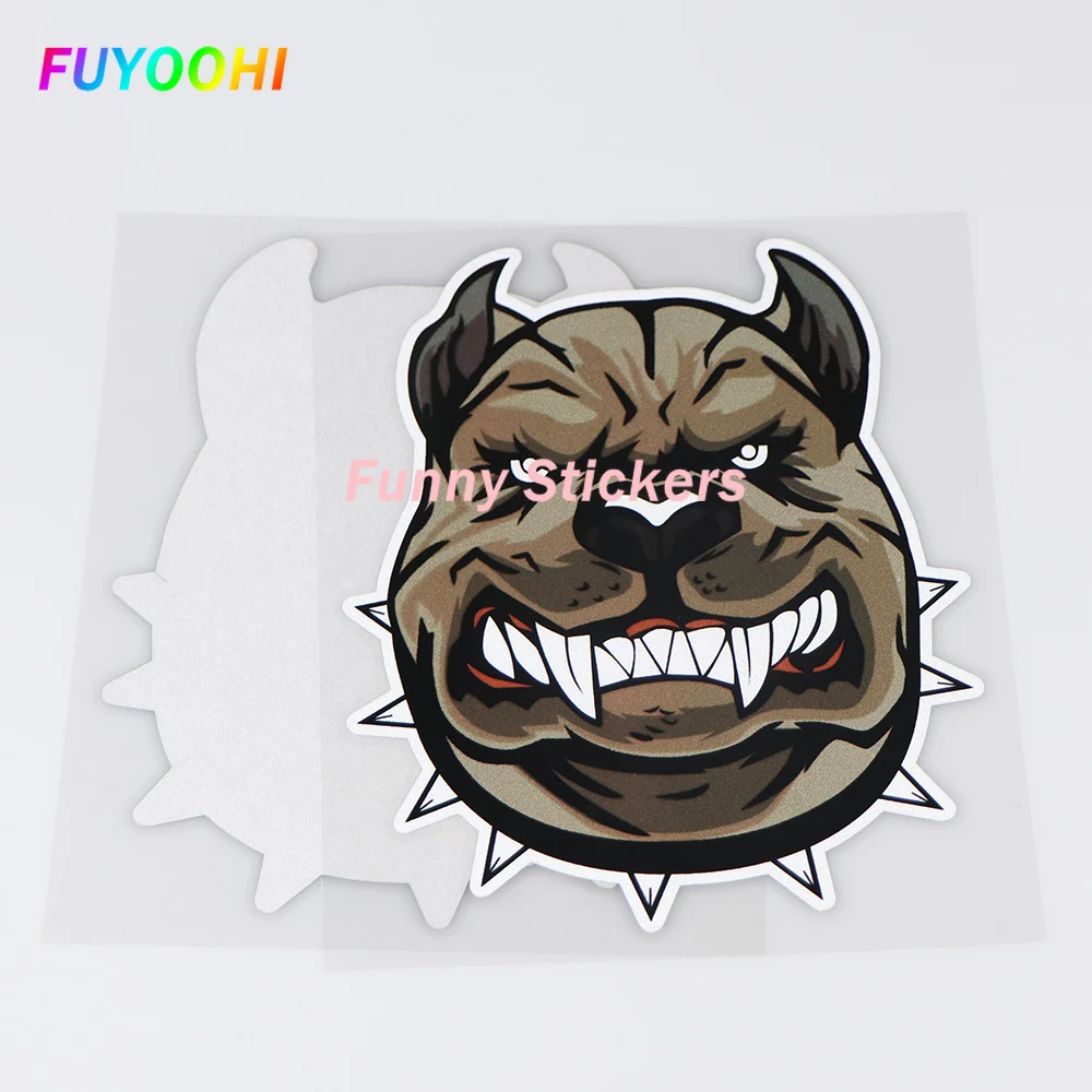 FUYOOHI Exterior/Protection Funny Stickers Personality Bordeaux Angry Matador Funny Car Sticker Vinyl Decal Cartoon Dog Decals