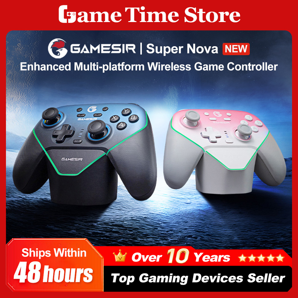 Gamesir Super Nova Wireless Controller T4N Nova Pro Bluetooth Gamepad Hall Effect Joysticks for PC Nintendo Switch Android iOS