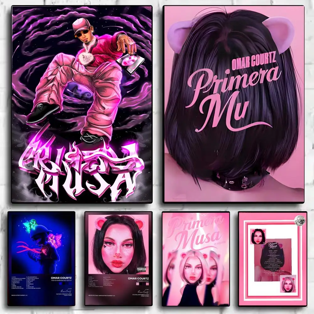 Famous Singer O-Omar Courtz Poster Wall Art Poster Print Decorative Artwork for Bedroom Living Room Office Home Decoration