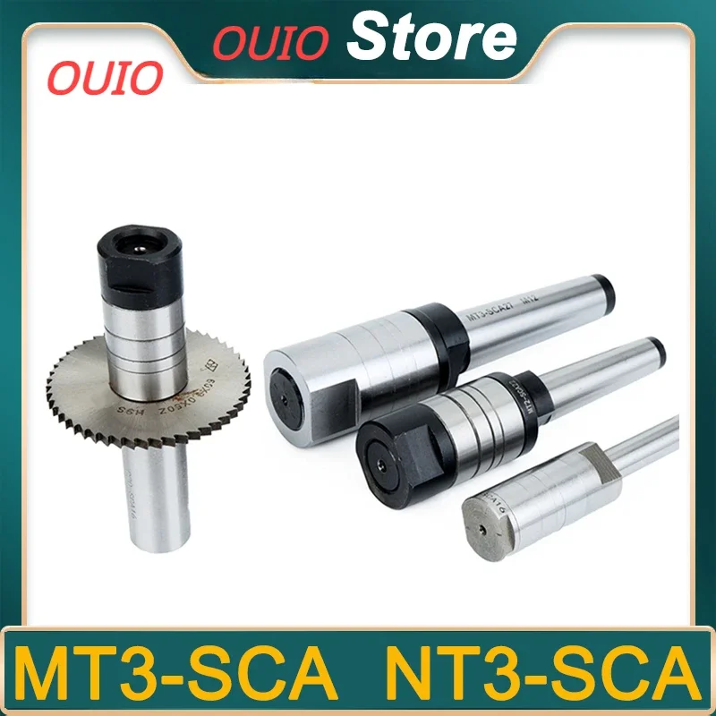 OUIO MT3 MT4 NT30 NT40--22/27/32 Milling Cutter Tool Rod Morse Installation Saw Blade Milling Cutter Three Face Cutter Tool