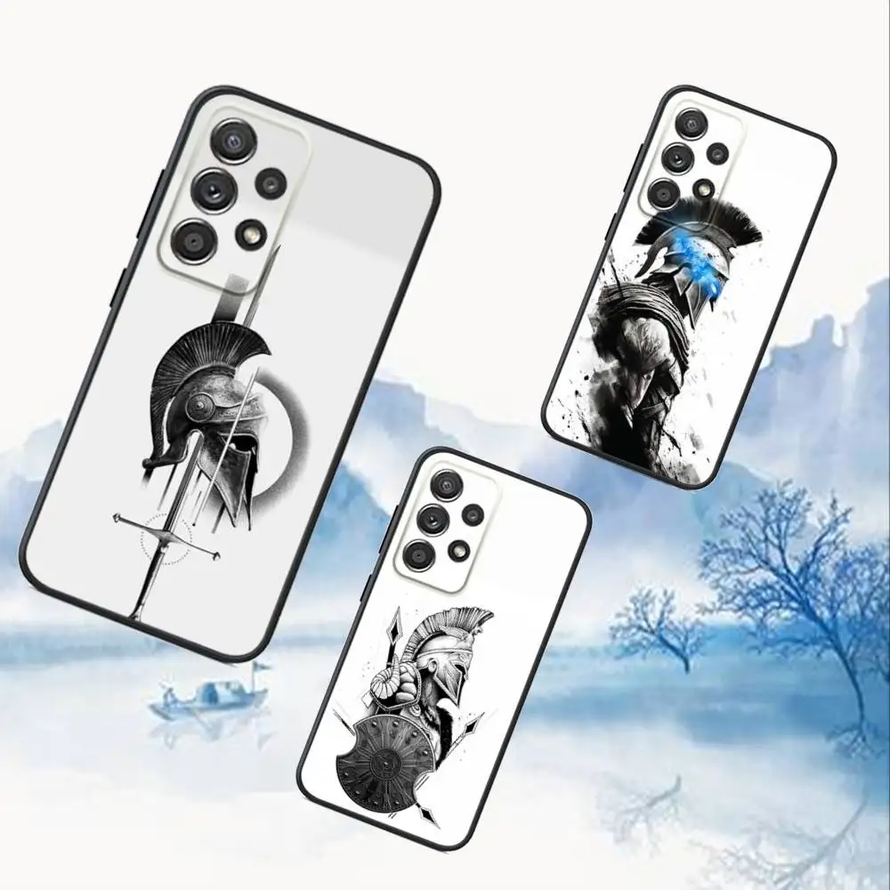 

Cool S-Spartans Phone Case For Samsung S25,S24,S21,S22,S23,S30,Ultra,S20,Plus,Fe,Lite,Note,10,9,5G Black Cover