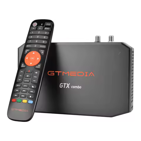 GTMEDIA GTX Combo 4K HDR Android 9.0 TV BOX DVB-S2X/T2/C2 Smart Decoder 2GB+32GB Dual Wifi BT 4.1 H.265 STB for EU Country