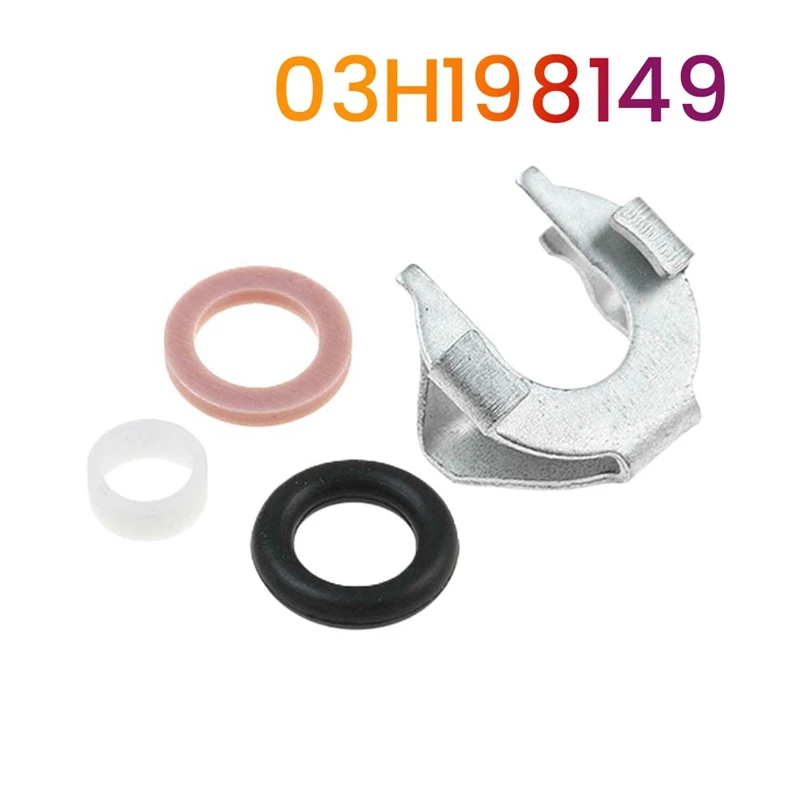 Car Fuel Injector Repair Kit O-Ring Repair Seal Kit 03H198149 For  Q7 3.6L 2007-2016