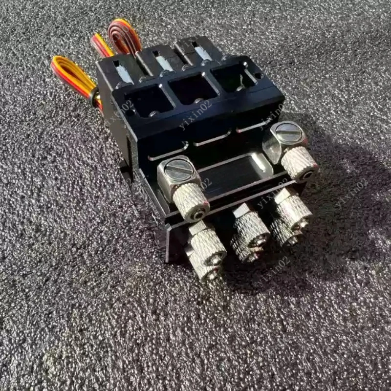 Mini Hydraulic Reversing Valve RC Spare Part For Simulated Excavator Loader Model DIY Assembly