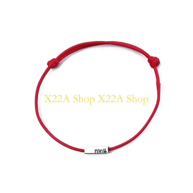 

Unique 10Pcs/set String Bracelets Red Bracelet Red Cord Bracelet Adjustable Kabbalah Red Knot String Bracelet Amulet for Protec