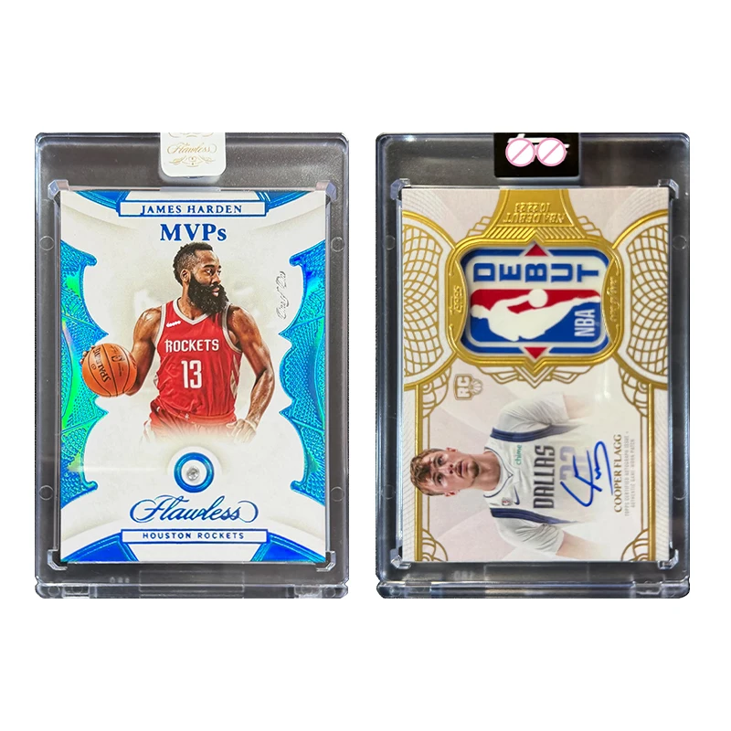 Sammelkarte, selbstgemachte Karte, NBA-Koffer, einwandfreie James-Flagg-Karte mit Kartenblock, Basketball-Sammelkarte, Fan-Geschenk