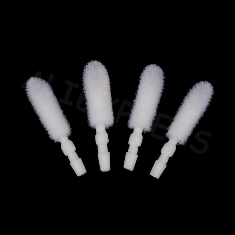 Eyeshadow Lip Gloss Tools Makeup Brush Head 100 Pcs Disposable Cosmetic Makeup Lip Brush Cotton Head Makeup Cosmetic Tool