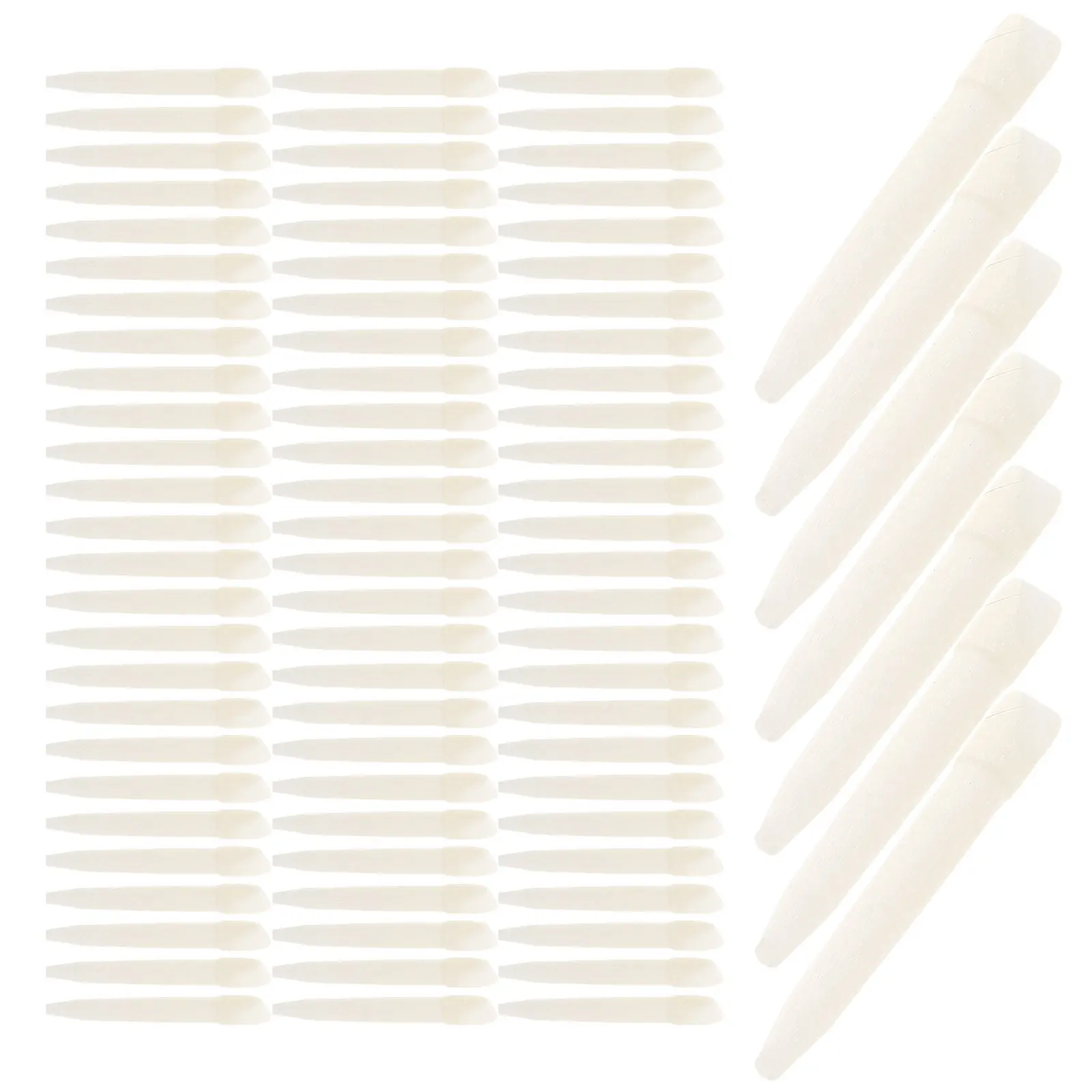 

100Pcs Replacement Pen Tips Dual Tip Oil Based Marker Nibs Fine Broad Art Drawing Refillable Marker Pen Tips for Calligraphy