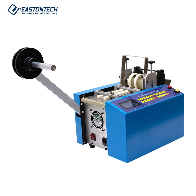 Équipement efficace de fabrication de câbles de machine de découpe de tuyaux en PVC automatique EW-100S