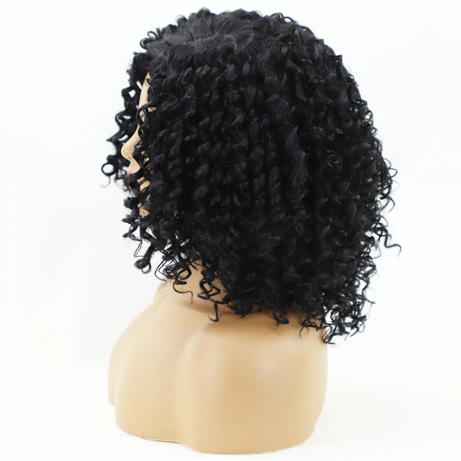 Perruque Synthétique Afro Courte Crépue et Bouclée pour Femme Noire, Cheveux Doux et Sains, Style Bob, Costume de ix, Nouvelle Mode