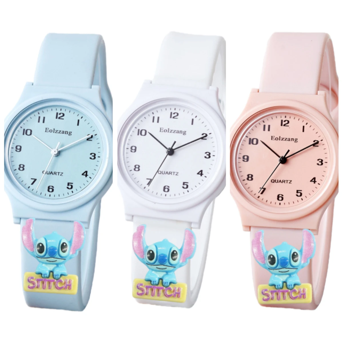 アニメウォッチかわいいリロ & スティッチ男の子女の子腕時計子供ミニマリストかわいい子供漫画腕時計ギフト子供のための女の子時計