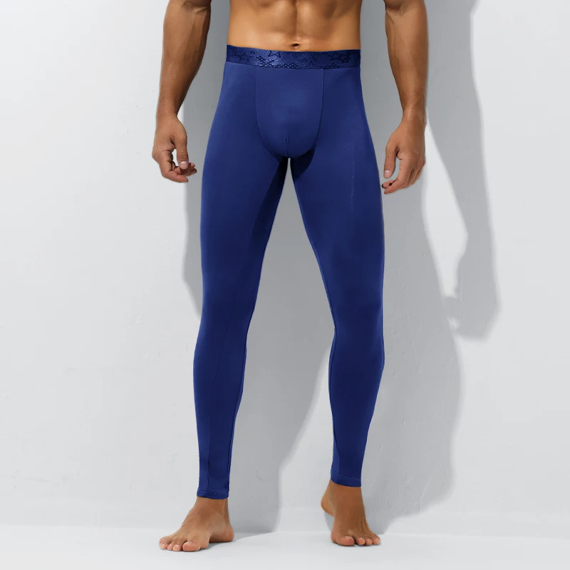 Bullet separate scrotum support long Johns without underwear leggings thermal pants line pants men's thin underpants autumn and