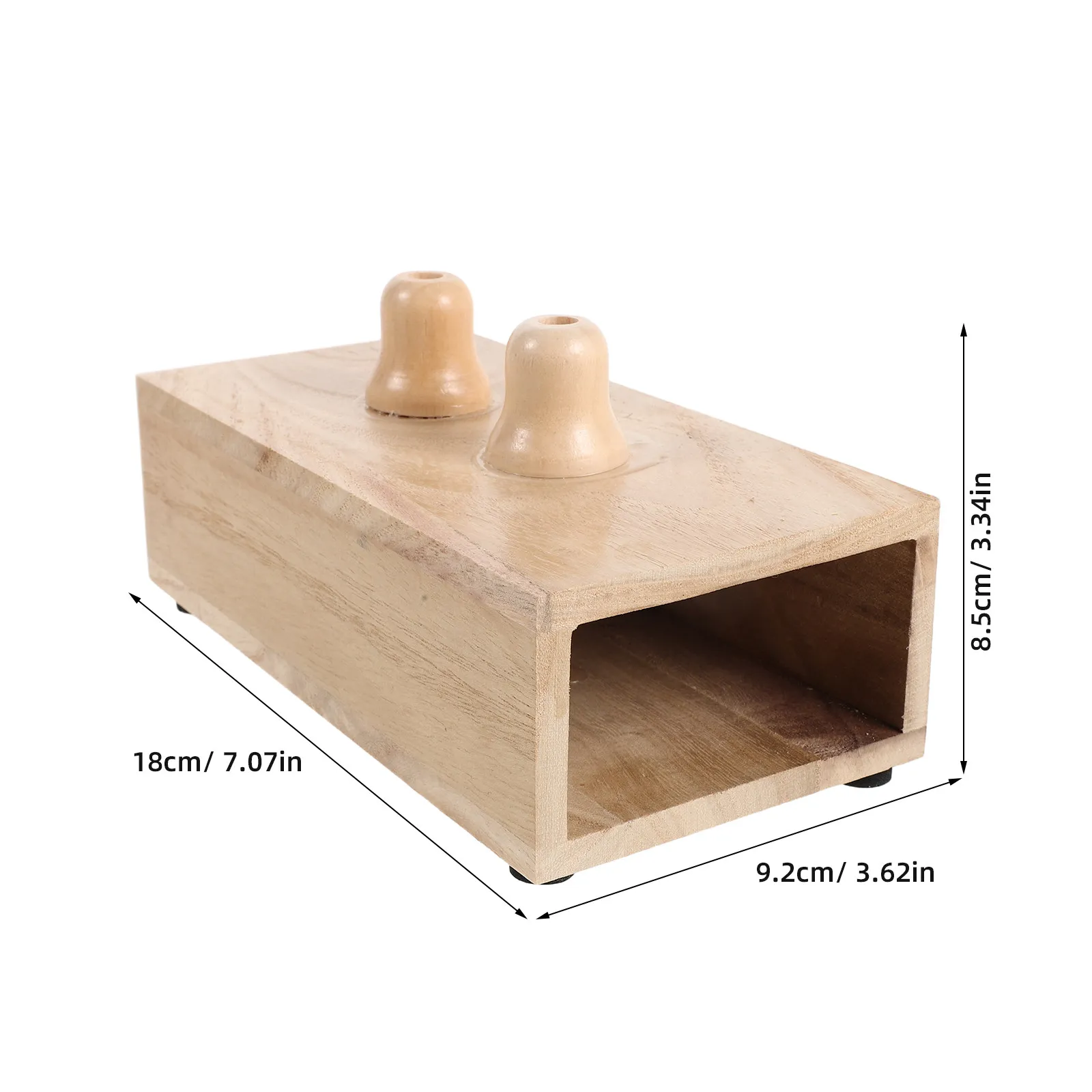 Tuning Fork Wooden Resonator Box Singing Tone Tuning Set for Hearing Tests Physics Demonstration Sound Relaxing Practice