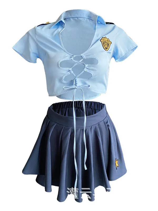 女性のためのセクシーなランジェリーセット,Tシャツ,オフィサーSM jkユニフォーム,セクシーな包帯トップ,2ピーススカートセット,韓国スタイル,34gp,ファッション