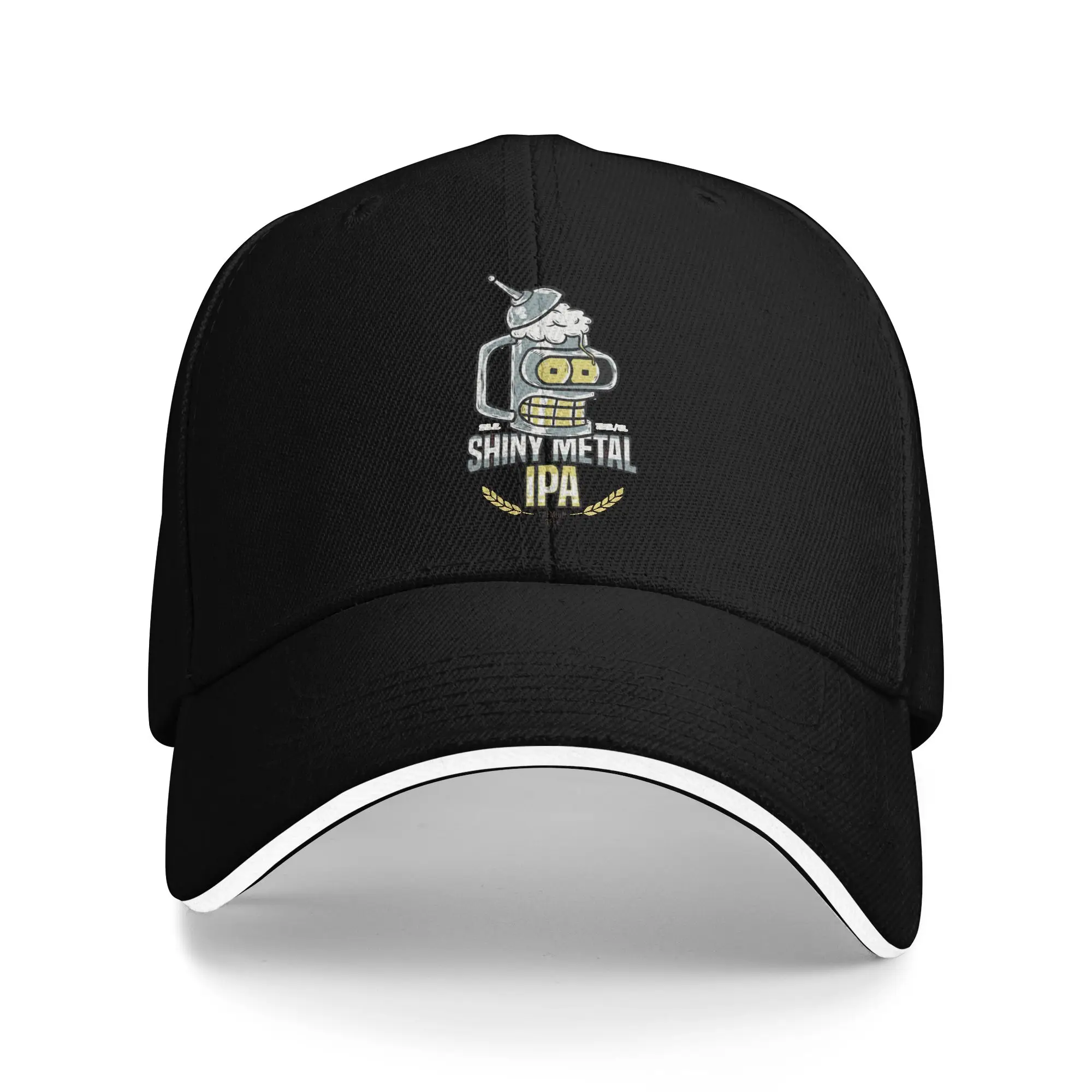 Adult Futuramas  Beer Sandwich Caps  , curved Baseball Caps Polyester  Trucker Hat Adjustable Fishing Hat Washable