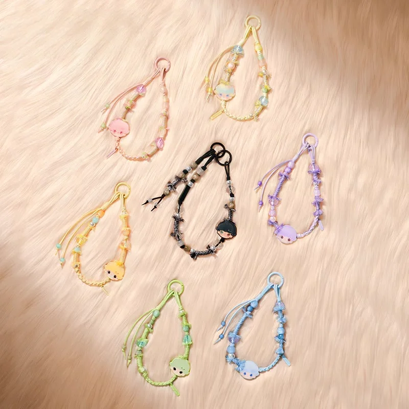 Novo dimoo diário da nova vida série caixa cega presente brinquedo na moda colecionável decorable bonito telefone cordão chaveiro