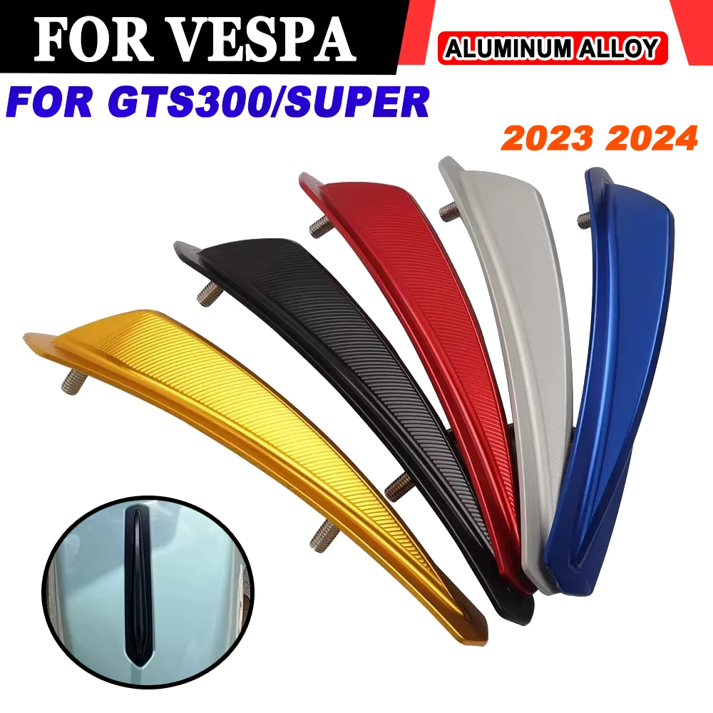 

For Vespa GTS 300 GTS300 Super 2023 2024 Mudguard Nose Beak Decorative Trim Crest Motorcycle Accessories Front Fender Cover Cap