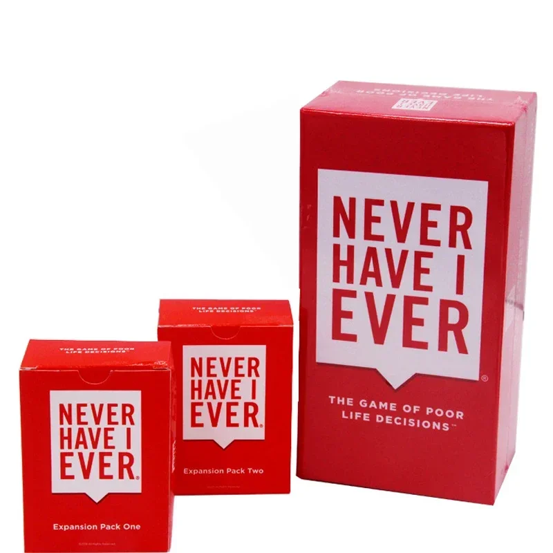 550Cards Never Have I Ever Deluxe Box Mega Set Extension Board Game Bar Night Club KTV Party Drink Table Game Toy Gift for Adult