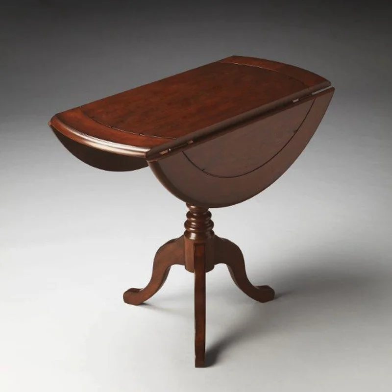 Round table solid wood retractable folding meeting table casual creative business negotiation reception table