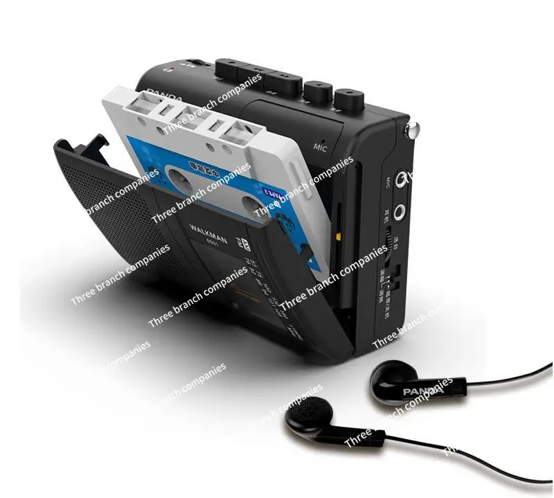 

Tape Walkman Recording and Reproducing FM Radio Two-Band Portable Player