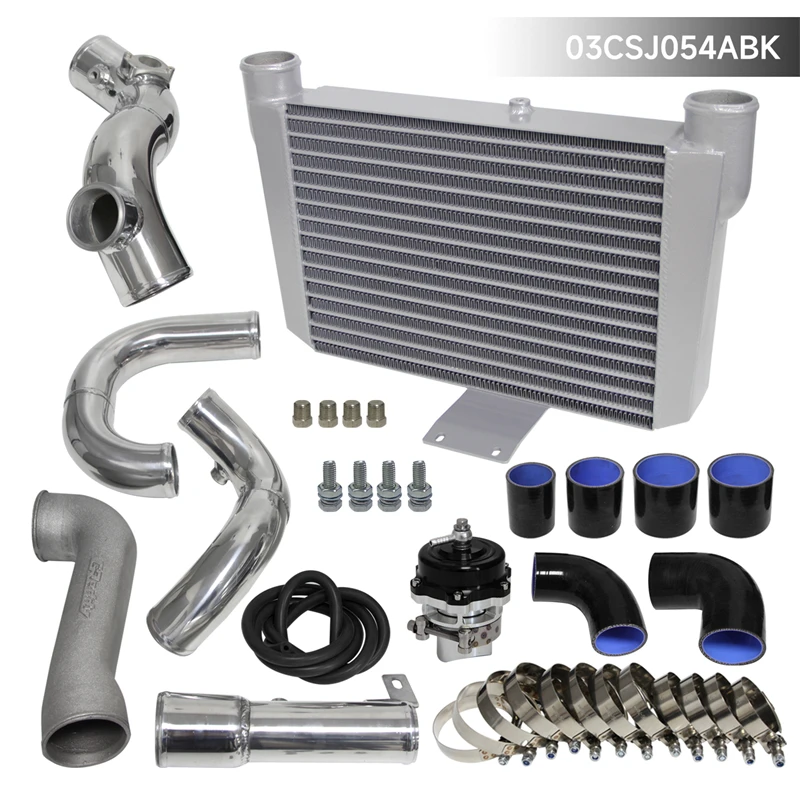 Upgrad Front Intercooler & Piping & 35psi BOV Kit Fits for Scion FR-S 2013-2016 Subaru BRZ 2013-2021 Toyota 86 2017-2021 FA20