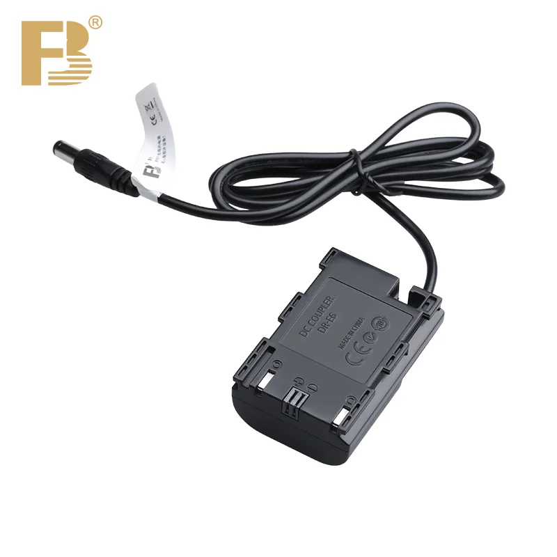 FB LP E6 Dummy Battery AC Power Adapter Camera External Power Supply Set for Canon EOS 5D4 5D3 5D2 7D2 6D2 90D 80D 70D 60D R5 R6