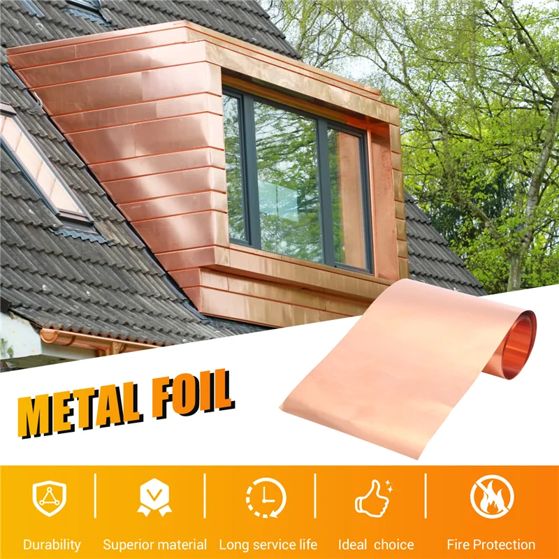 Copper Sheet Roll, Metal Foil Plate 1000Mm X 100Mm-VVBC
