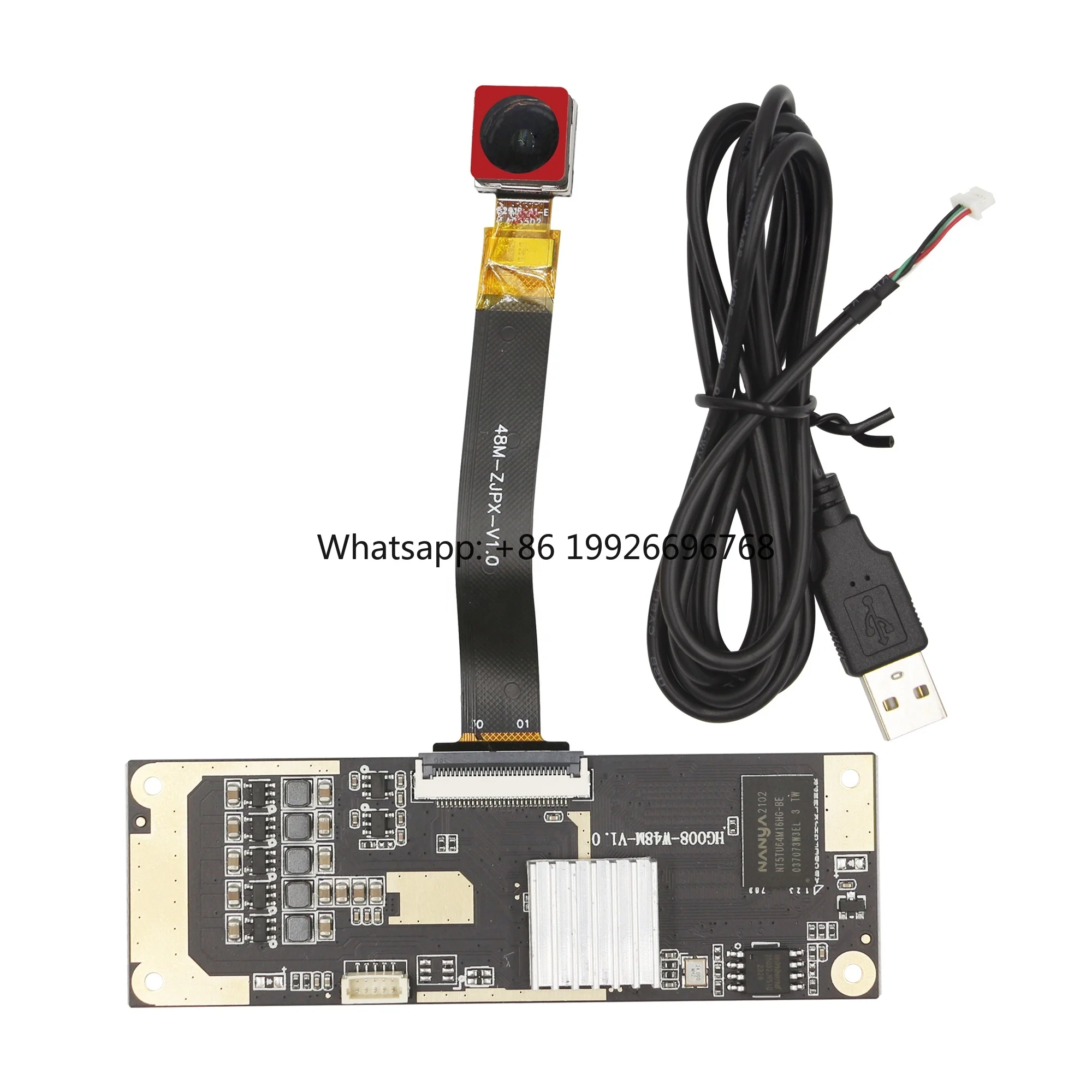 

OEM 48MP Fixed Focus RGB Camera Module 48MP Fast Autofocus Module HD 30fps UVC USB2.0 Driver-free Cmos Camera Module