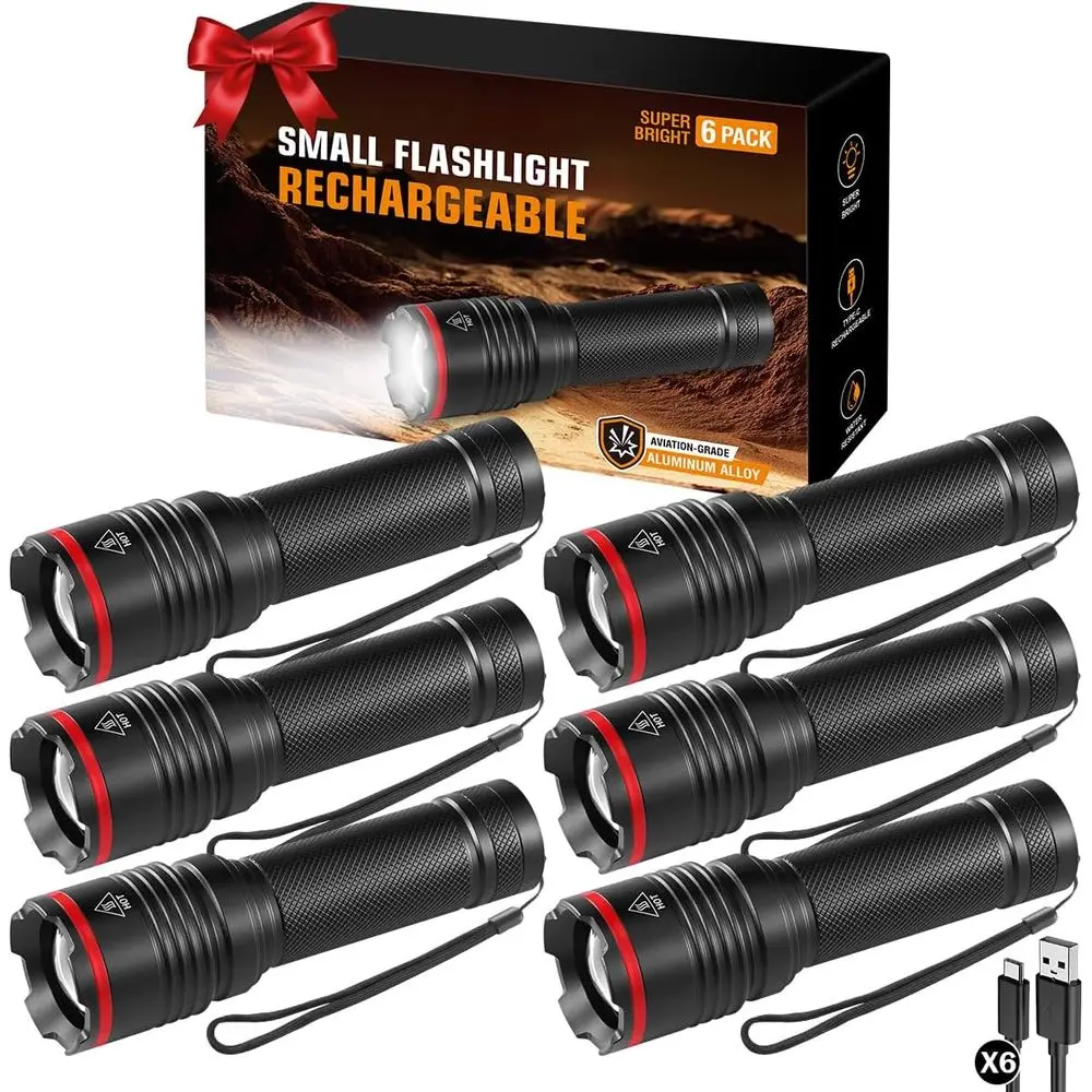 

Rechargeable Lashlights High Lumens, Small Powerful Mini LED Lashlight Rechargeable, Handheld Tactical Lash Light, Super Bright