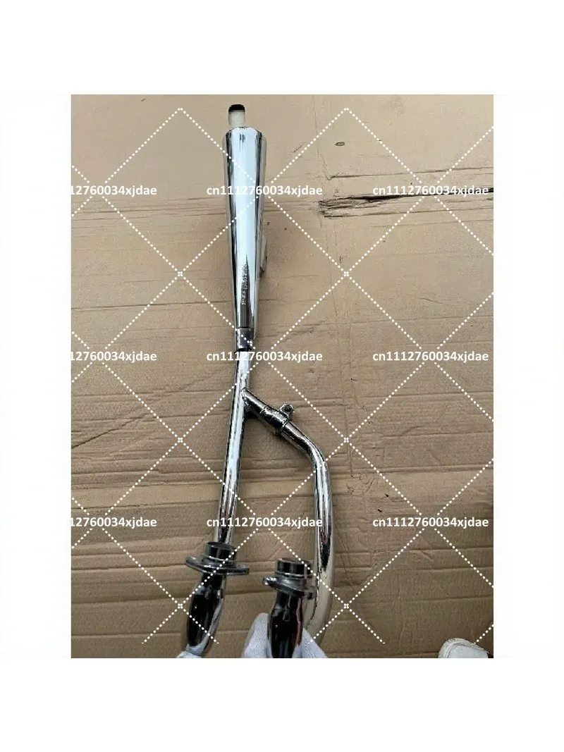 Thickened Double Tube GN250 Front Exhaust Pipe Motorcycle Exhaust Modification Accessory