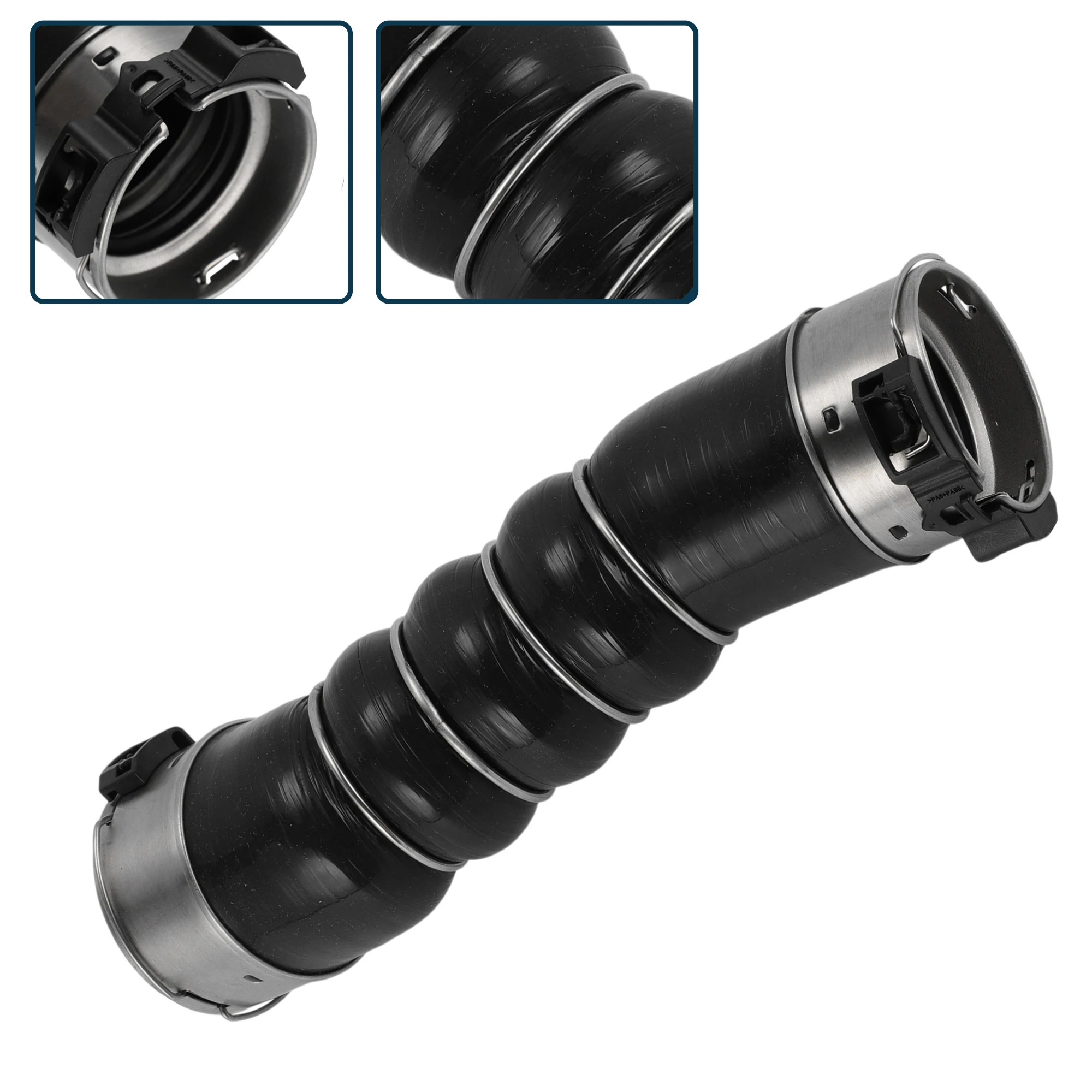 

UXCELL Intercooler Hose Heater Hose No.13267226 for Opel Meriva B 1.7 CDTI 2010-2017 Silicone Turbocharger Pipe Black 1 Pc