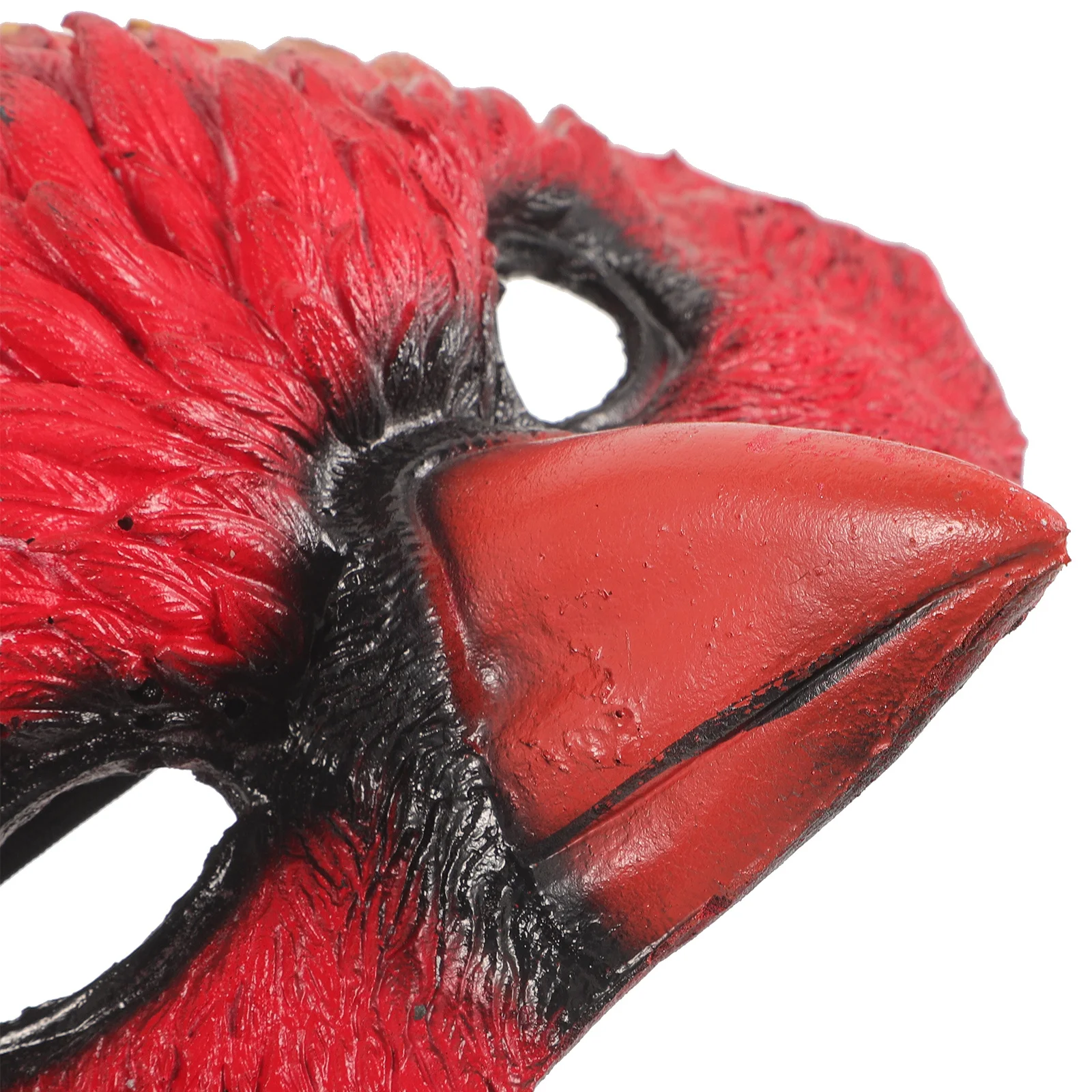 

1 pc Bird Head Lifelike Animal Face For Halloween Carnival Party Costume Red Durable Comfortable Skin-Friendly Lightweight