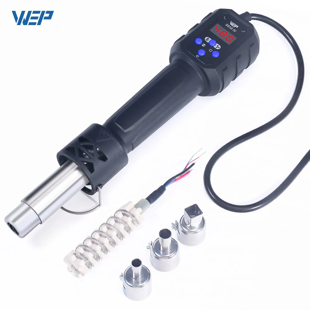 WEP New Portable Hot Air Gun 700W Micro Soldering Station LED Digital Hair dryer for BGA Welding Repair Tools 8858-IV Heat Gun