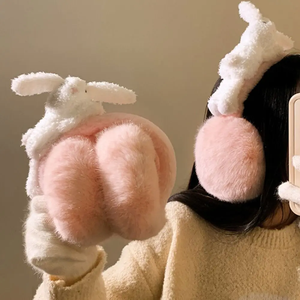 protetores-de-orelha-3d-em-forma-de-coelho-portateis-e-dobraveis-de-pelo-sintetico-macio-com-forro-termico-para-o-inverno-e-clima-frio-ao-ar-livre