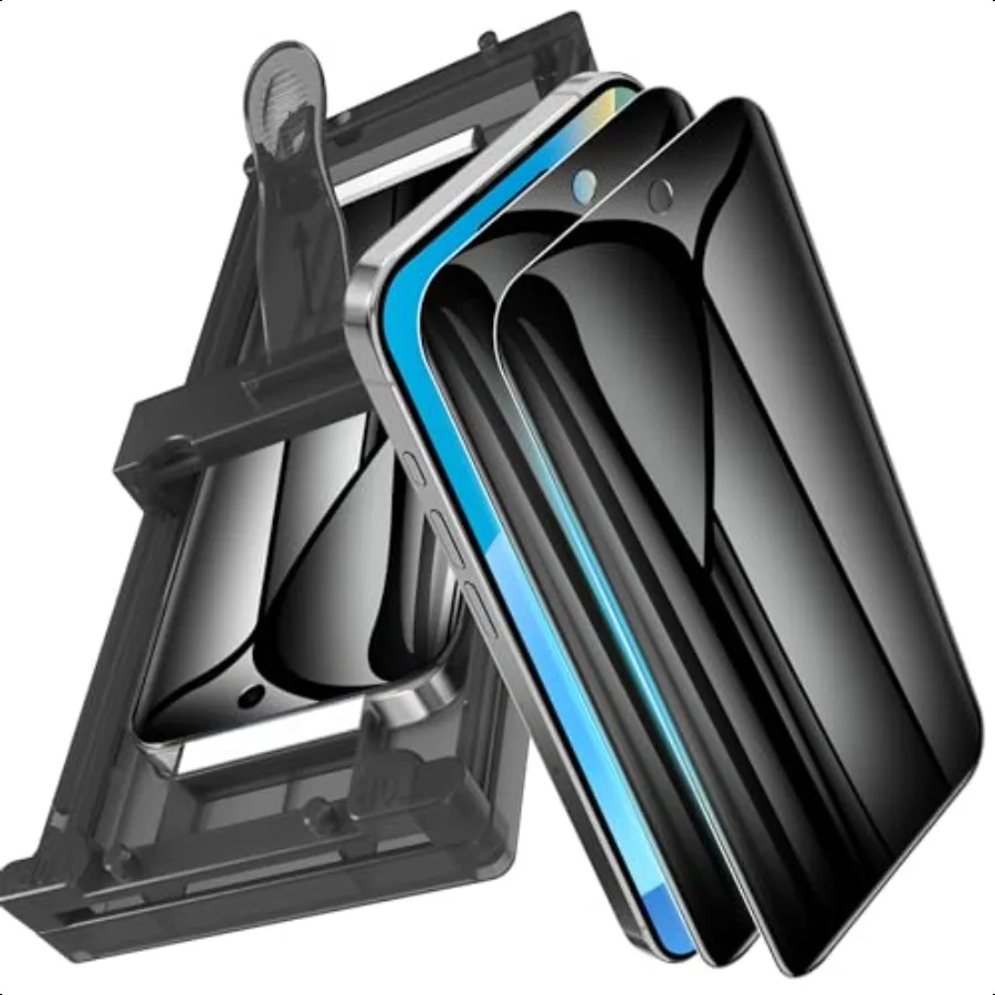 

2 Pack for iPhone 17 Pro Privacy Screen Protector Film NOT Glass AntiSpy Flexible PET Film Screen Protector for iPhone 17 Pro M