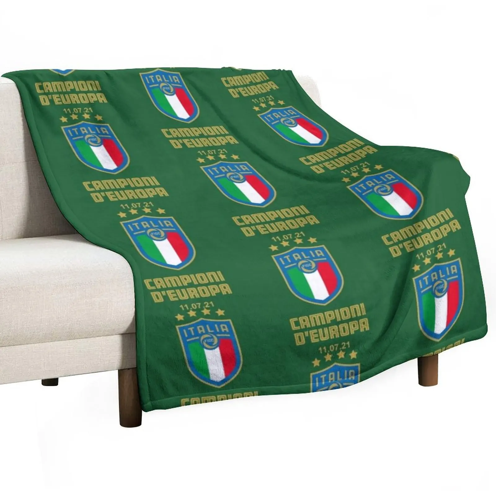 Italia Campioni d_Europa di Calcio 2021 Wembley Throw Blanket Decorative Sofa bed plaid Summer Beddings Heavy Blankets