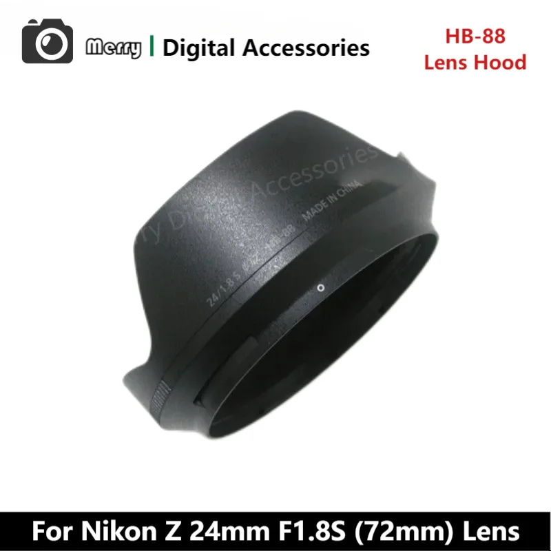 

New Original Genuine Front Lens Hood HB-88 For Nikon NIKKOR Z 24mm F1.8S (72mm)Lens 24/1.8S Z24/F1.8S Z24/1.8S 24/1.8