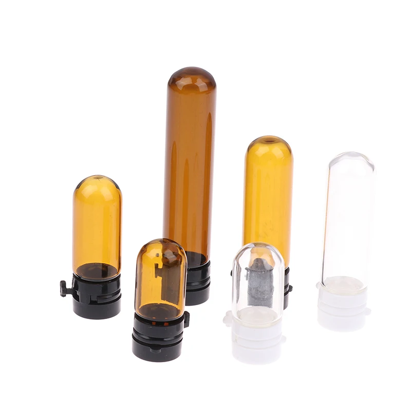 Bouteille en verre marron de haute qualité, distributeur Portable de Lotion démaquillante avec Essence rabattable, sous-bouteille séparée