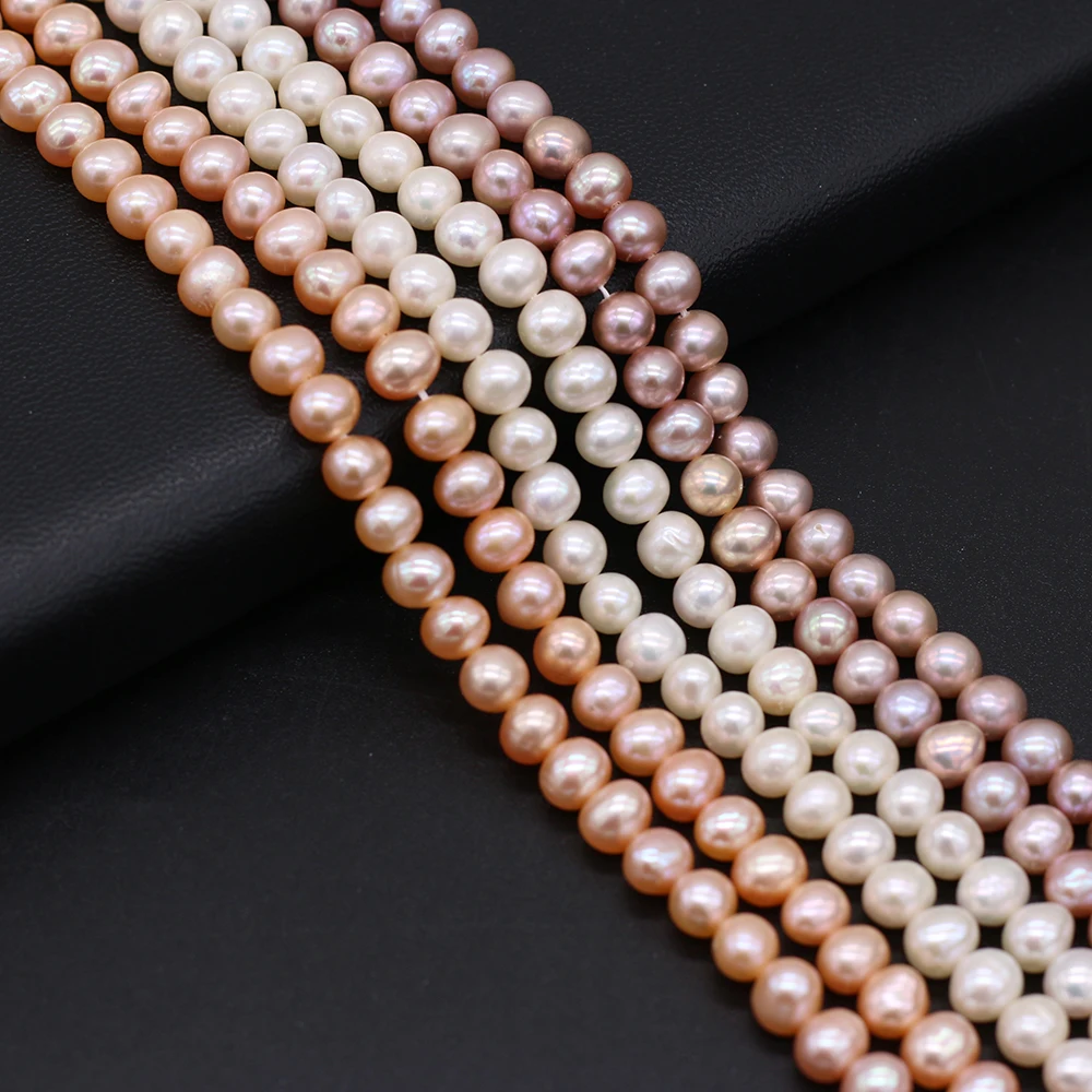 

Hot Sale Natural Zhuji Freshwater Culture Pearl Beads Loose Spacer Bead for Jewelry Making DIY Nacklace Bracelet Supply