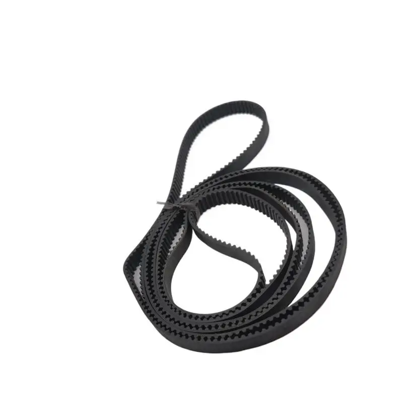 S2M 114 Synchronous Belt S2M-8 Closed-loop Rubber Timing Belts Width 8mm 6mm 10mm STD Black Timing Belt Length 114mm