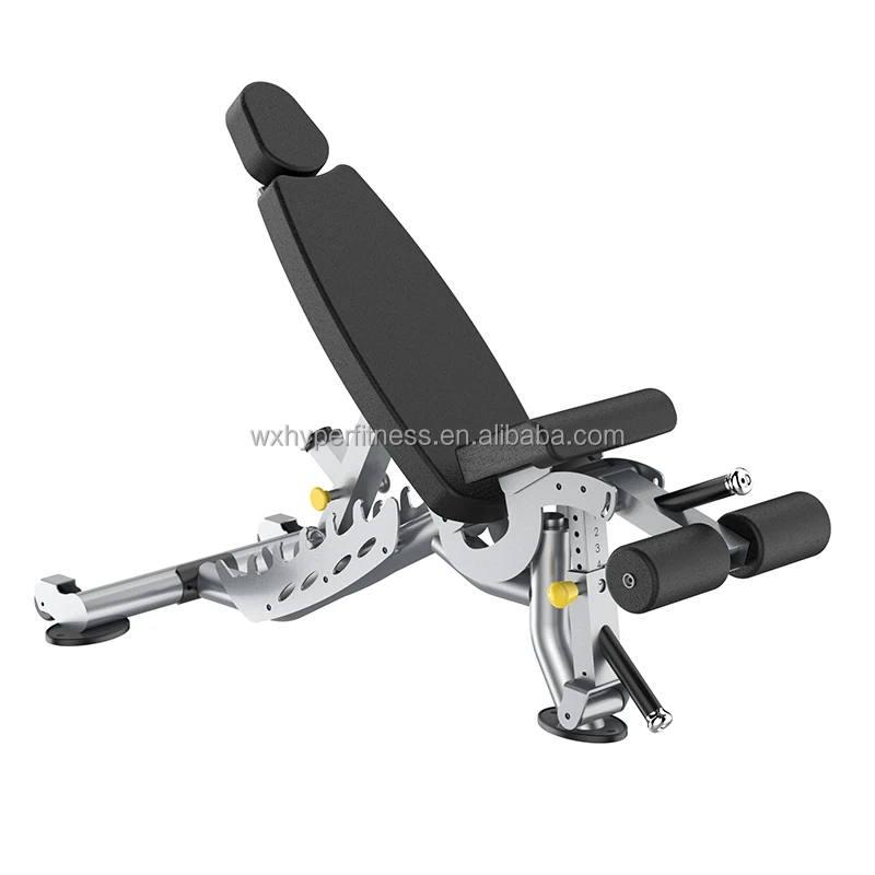 

Hot Sale Foldable Steel & Metal Gym Fitness Equipment High Quality Adjustable Bench for Commercial Use Direct Factory Sales