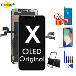 Originale OLED LCD Per iPhone X Display Schermo A1865 A1901 A1902 A1903 Touch Ecran Sostituzione Digitizer Assembly Riparazione Del Telefono