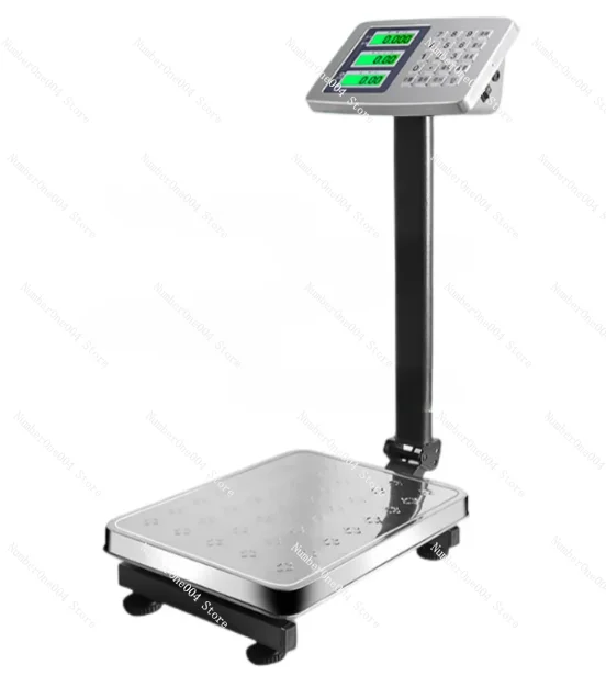 Commercial bench  stainless steel 150kg electronic scale 100kg  scale folding scale stainless steel material waterproof