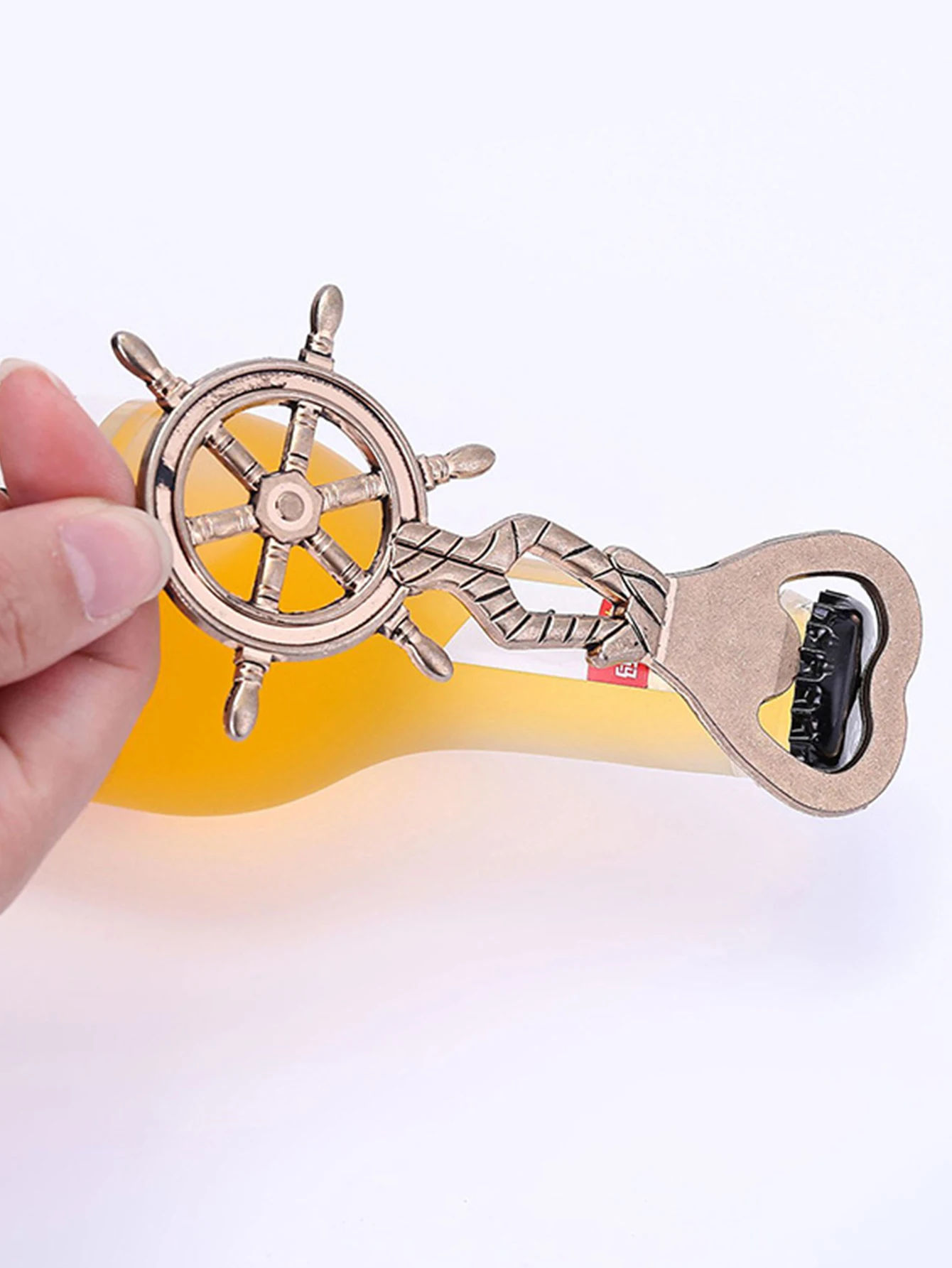 1pc Retro Rudder Bottle Opener Anniversary Wedding Birthday Party Bottle Decorate Wedding Favor Gifts Wedding Decorations