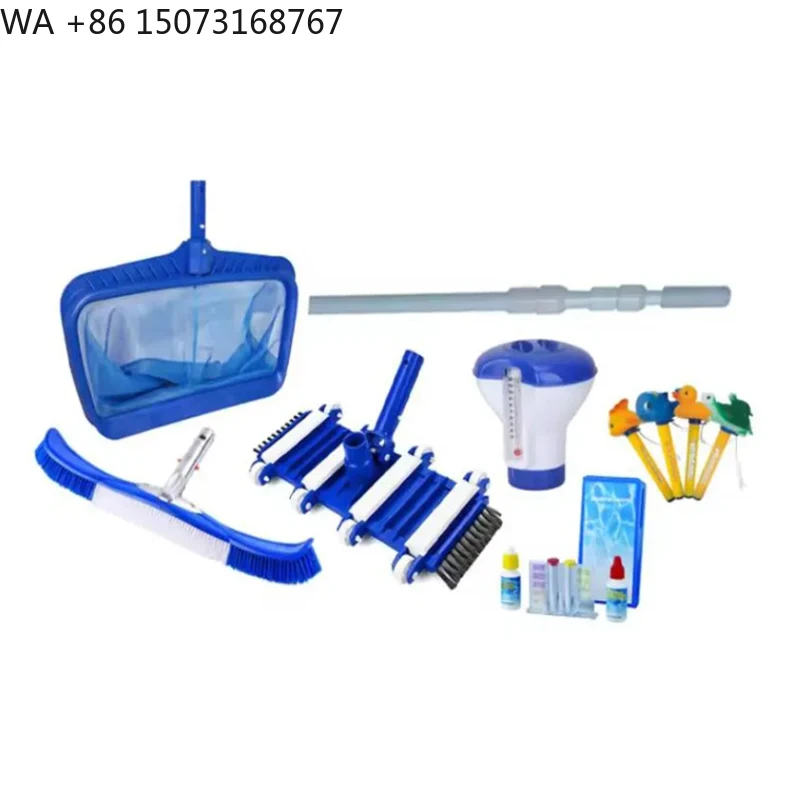 

Durable Pool Cleaning Equipment Wall Brush/Leaf Net Flexible Pool Vacuum Head Hot Sale 3m/6m/9m Pool Telescopic Pole