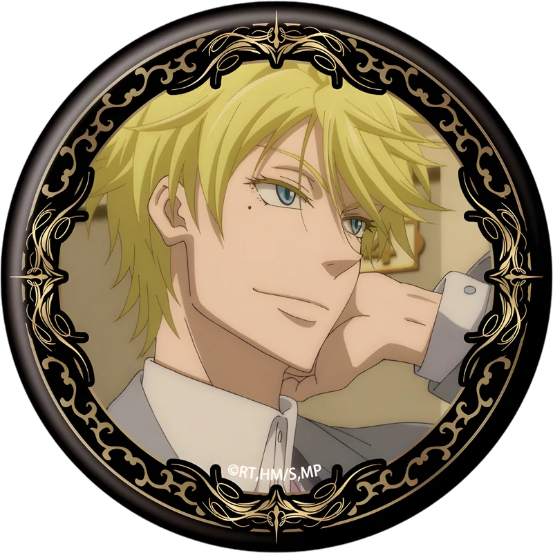 أنيمي الأجهزة الطرفية المينا دبابيس موريارتي باتريوت شارات فريد بورلوك تأثيري الكرتون بروش ظهره الحلي هدايا عيد الميلاد #4