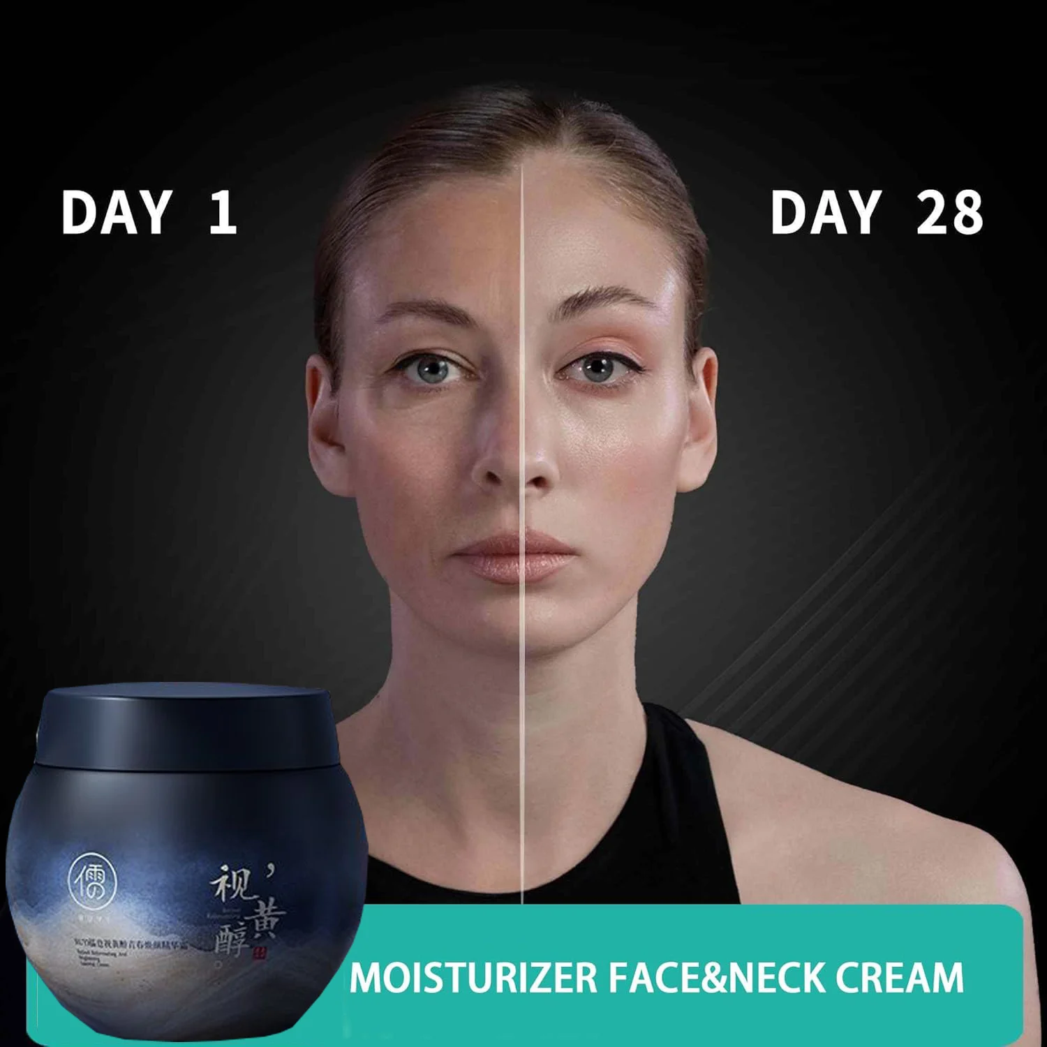 Afbeelding 5: 100g Retinol Anti Aging Gezichtscrème Hydraterende Rimpel Remover Collageen Hyaluronzuur Crèmes Huidverzorging Cosmetische Dag en Nacht