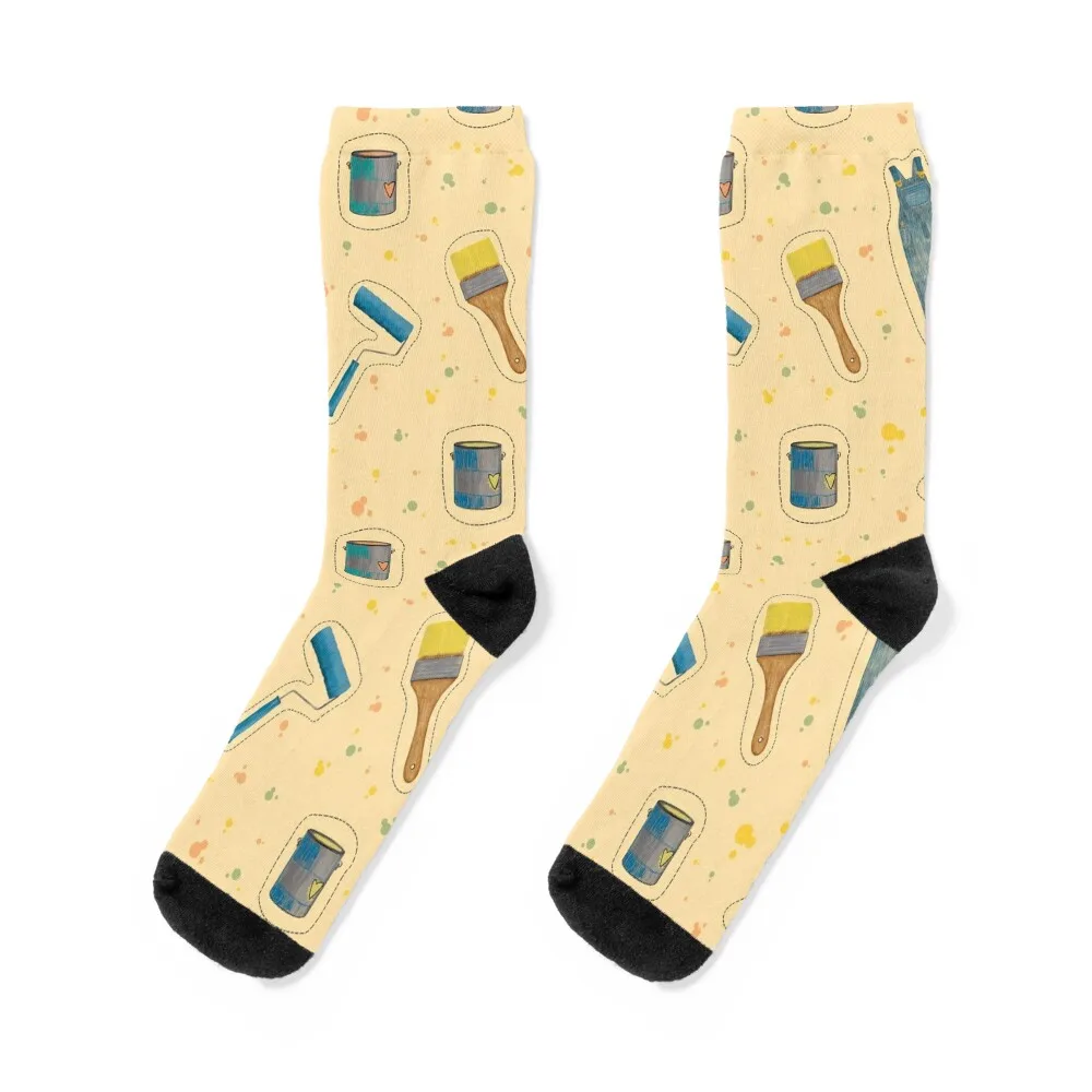 

Painting tools- Painter Socks Novelties Sports warm winter Socks Male Women's