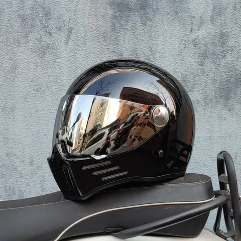 ORZ 풀 페이스 카스코 모토 헬멧 빈티지 헬기 레트로 헬멧 capacete de motocicleta 모듈러 헬멧 DOT 승인